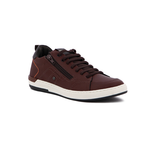 Country Casual Acordonado Hombre Caramelo Caramelo