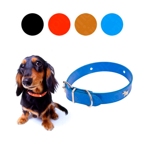 Collar Para Perros 57x3 Cm Perritos Varios Colores Color azul