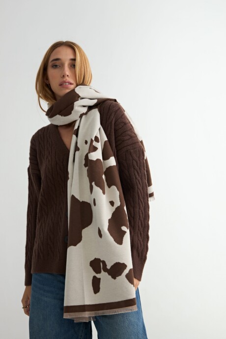 BUFANDA ALMA Marrón