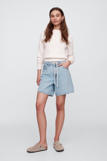 Short De Jean Mujer Light Wash