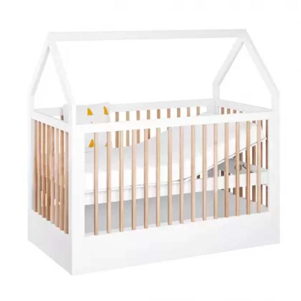 ROCKY CUNAS MDF-Y-MADERA BLANCO CUNA CASITA 2EN1