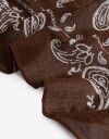 Pashminas Pashmina Paisley - Marron Oscuro