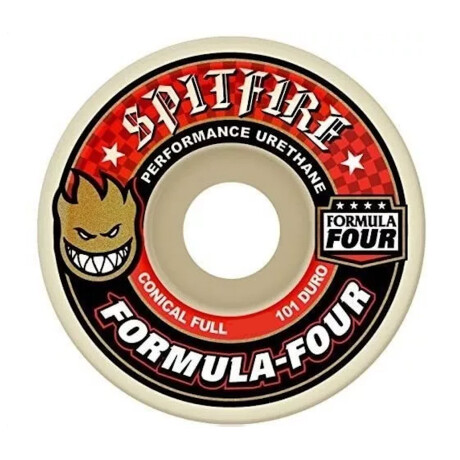Ruedas de Skate Spitfire Formula Four Conical Full (Red) 54mm 101A Ruedas de Skate Spitfire Formula Four Conical Full (Red) 54mm 101A