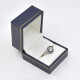 Anillo Platino, Brillantes Y Zafiros Sinteticos Anillo Platino, Brillantes Y Zafiros Sinteticos