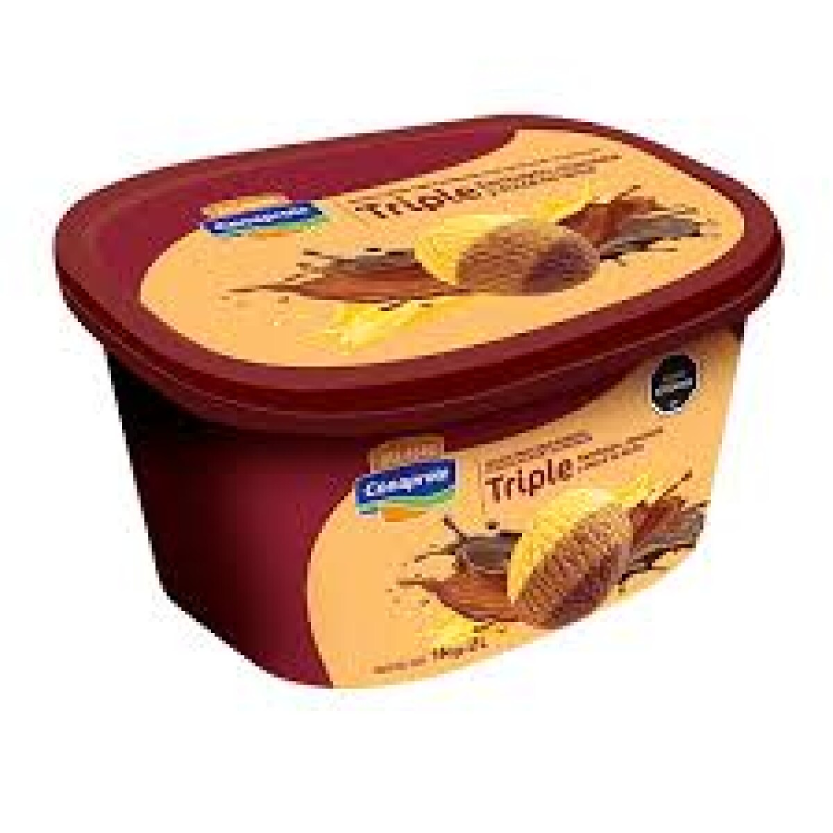 HELADO CONAPROLE 2L TRIPLE SAMBAYON CHOCO DULCE DE LECHE 