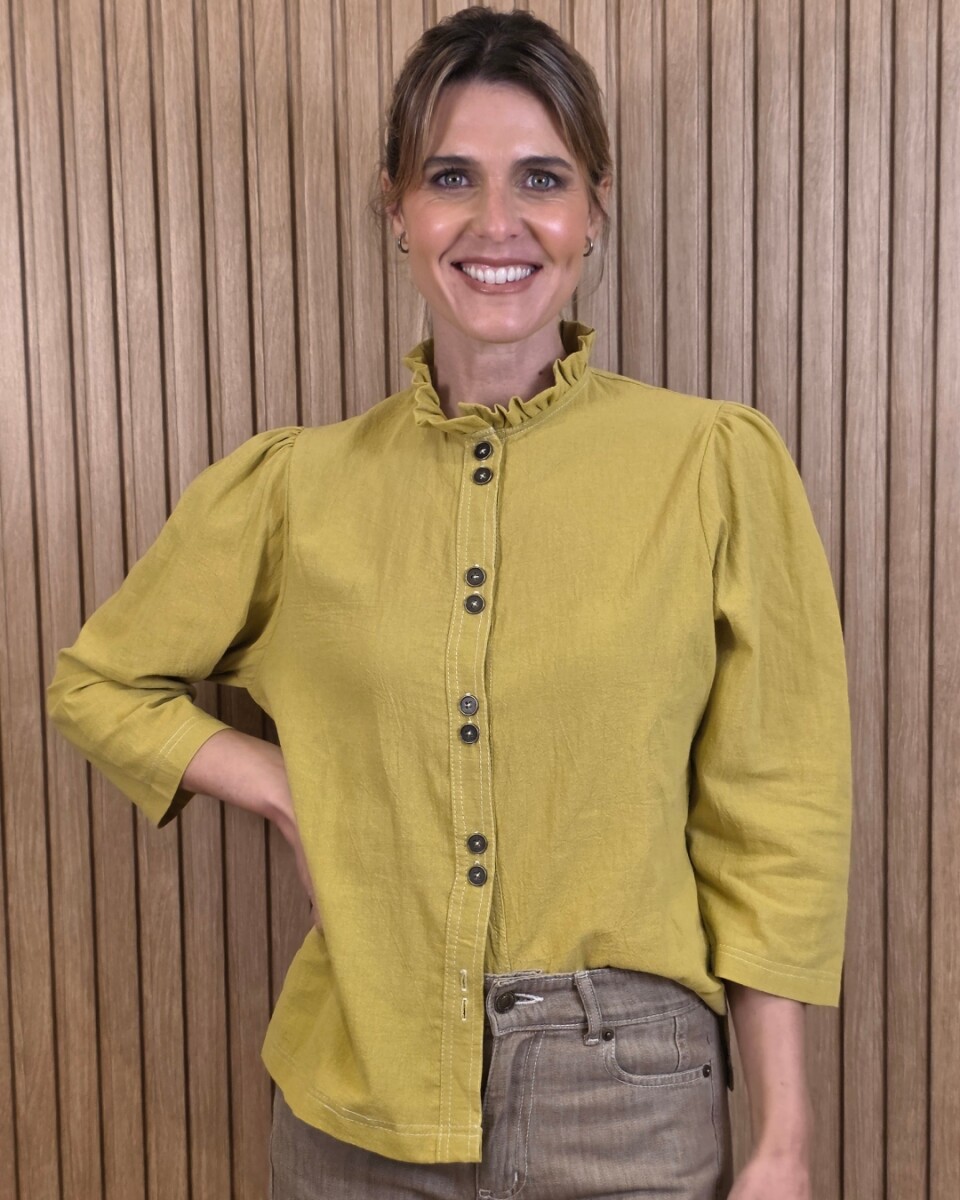 Camisa Carlita - Pistacho 
