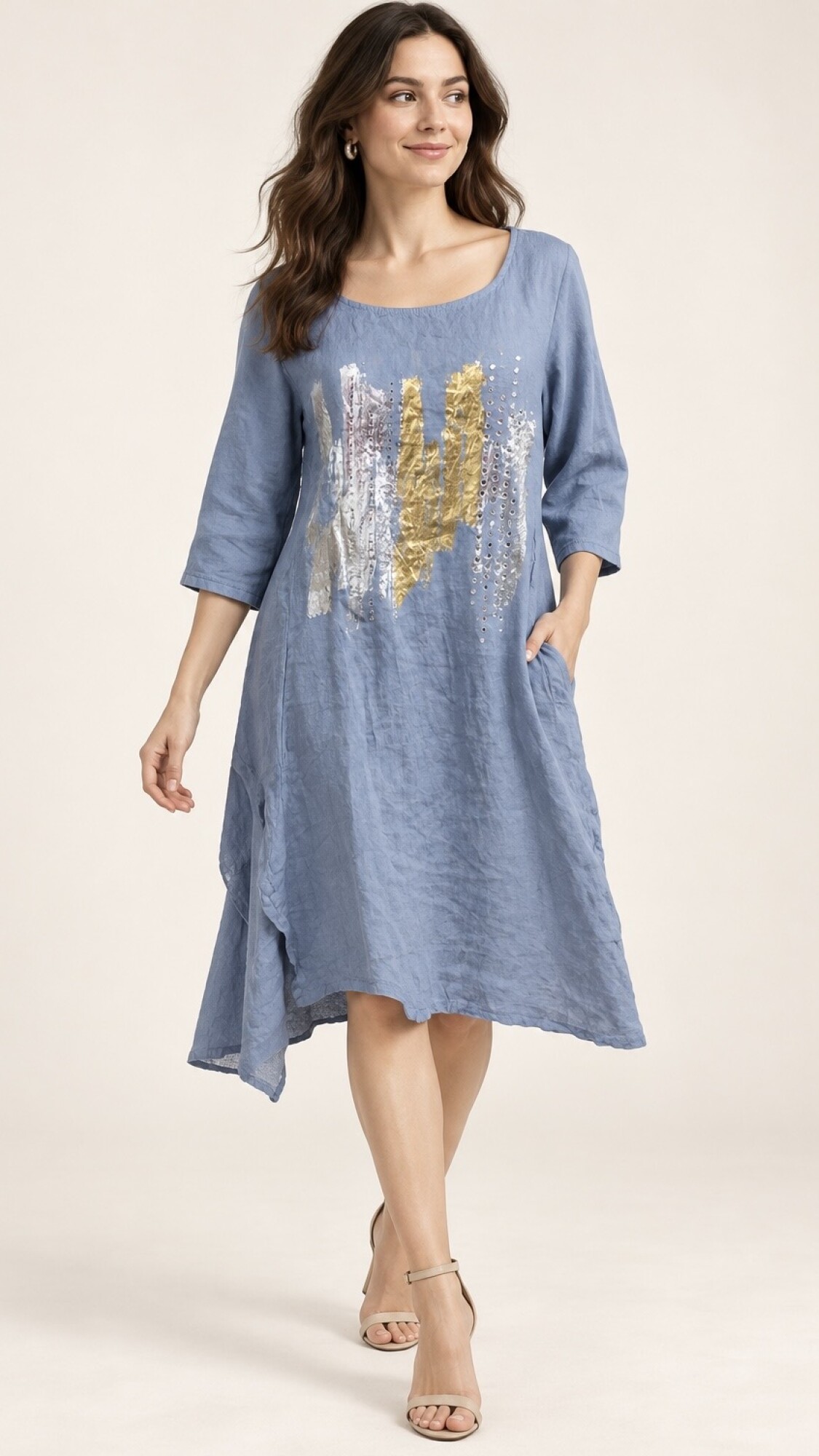VESTIDO MILA Celeste