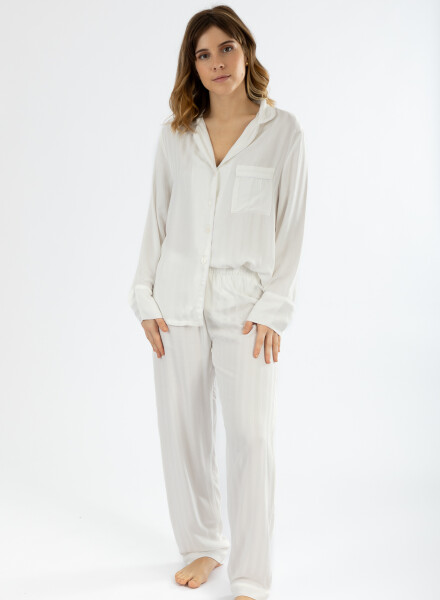 PIJAMA ORGANIC VISCOSE MARFIL