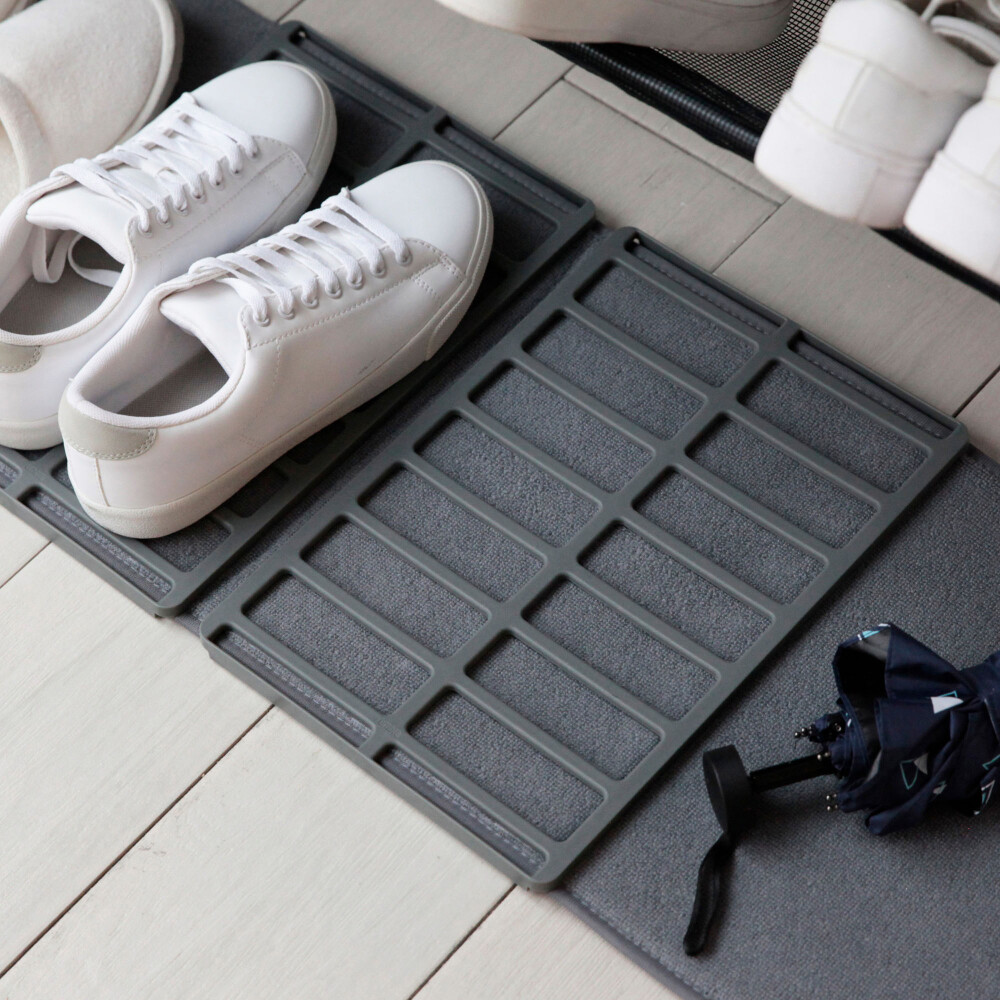 ORGANIZADOR DE ZAPATOS POLIPROPILENO GRIS 1009489