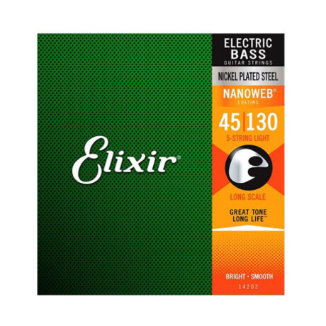 Encordado Bajo Elixir Nanoweb 045-130 Light 5 Str. Encordado Bajo Elixir Nanoweb 045-130 Light 5 Str.