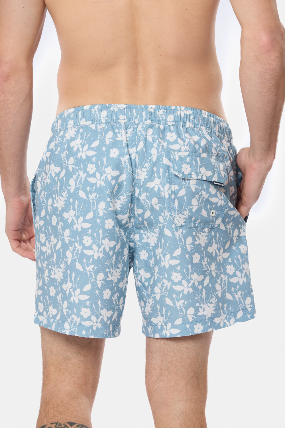 SHORT DE BAÑO ESTAMPADO Denim
