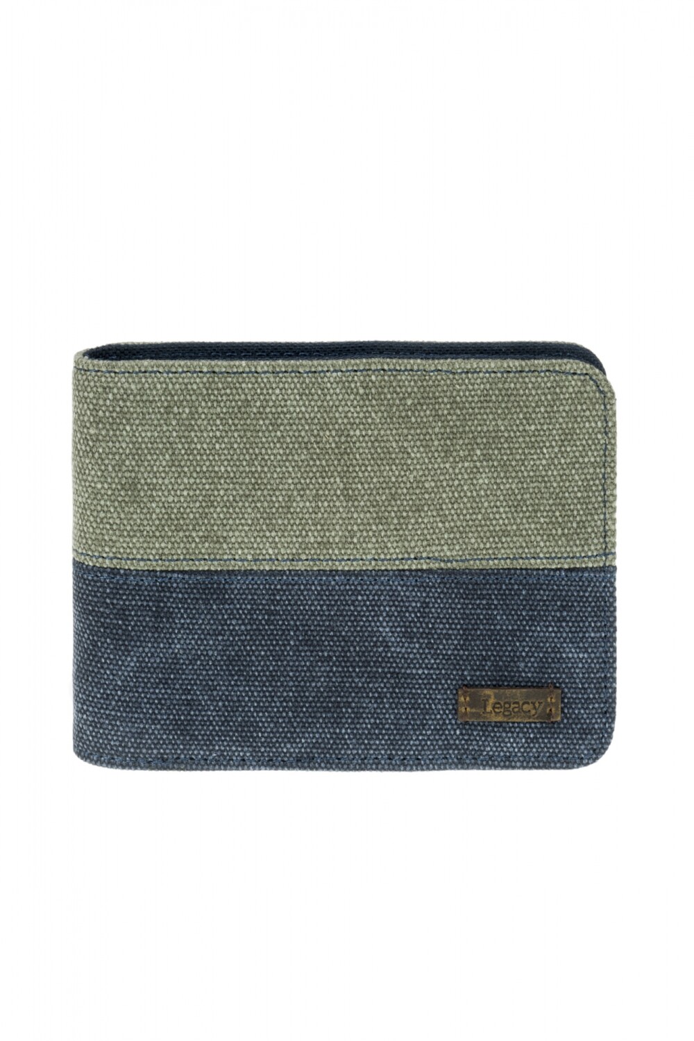Billetera en canvas Azul