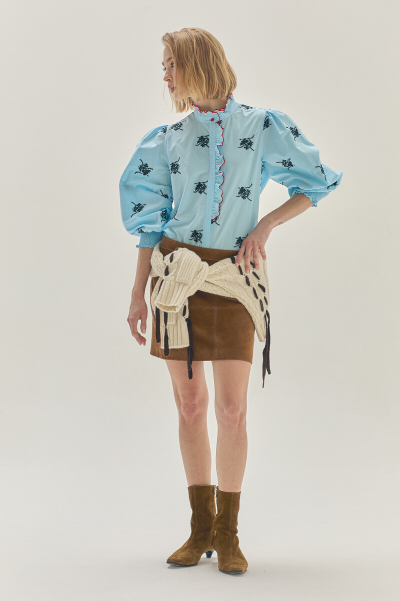 Blusa Bouquet Celeste