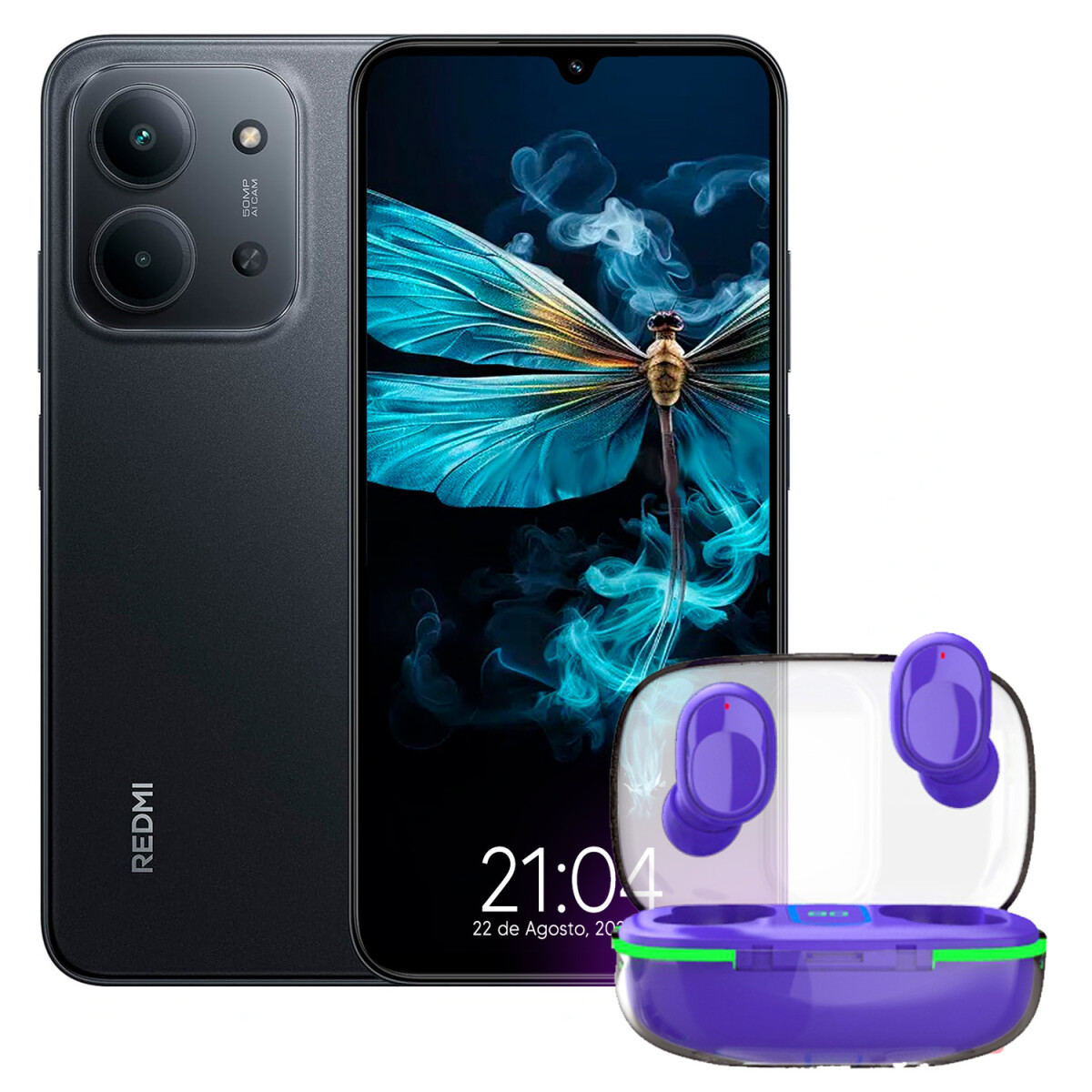 Xiaomi Redmi 15c 16/256 Gb + Regalo - NEGRO 