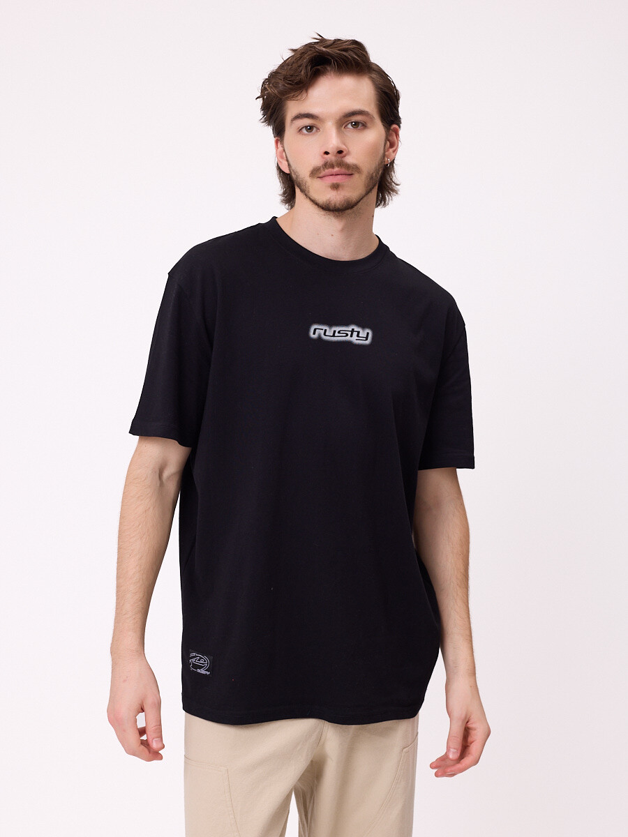 T-SHIRT COLOMA RUSTY - Negro 