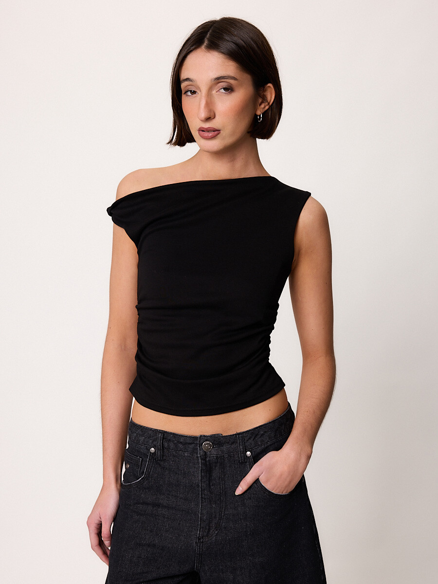TOP BASSIO DIXIE - Negro 