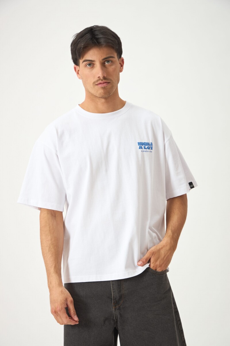 REMERA MUCHO - BLANCO 