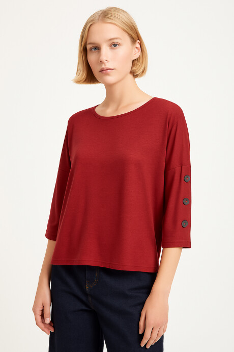 Remera Miky Bordeaux
