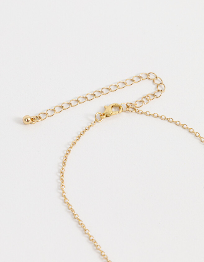 Collares Cortos Con corazón Collar Corto Con Multidijes De Corazones - Dorado
