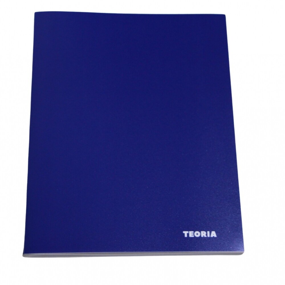CUADERNO TEORIA 96 HOJAS TAPAS COLORES TAPA AZUL