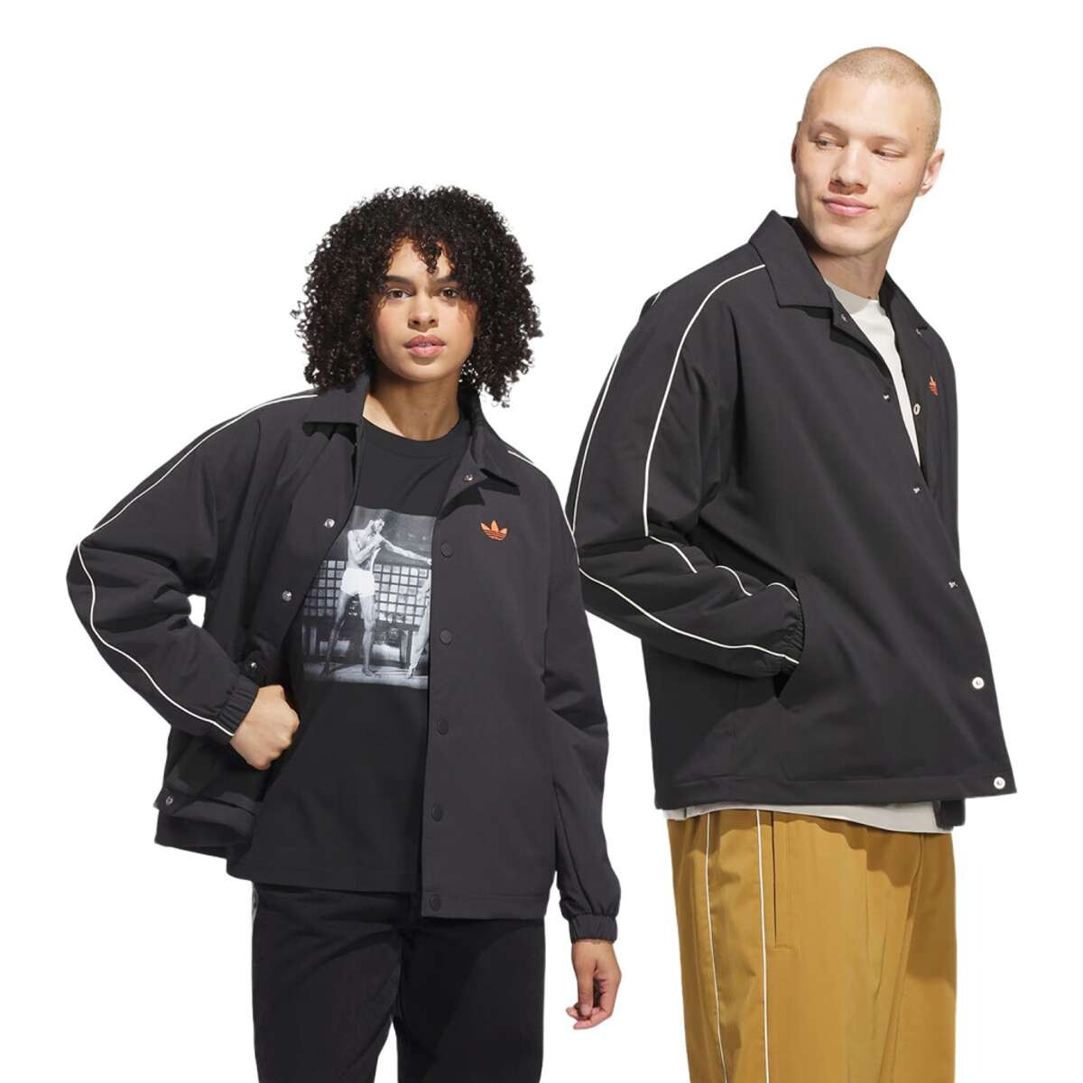 Campera Adidas Coach - Negro 