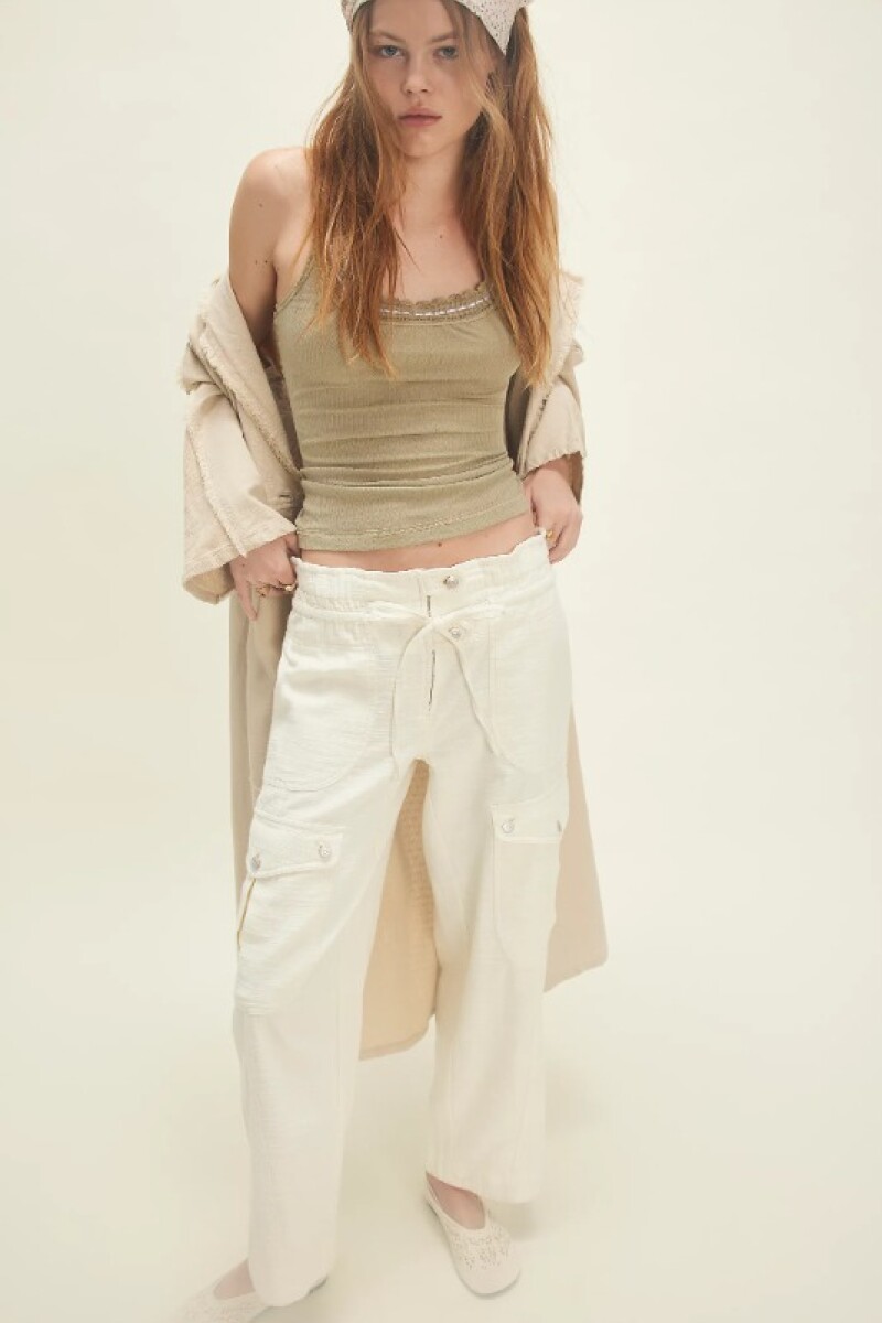 Pantalón Park Ave Marfil