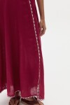 Falda Tammy en Lino Cherry