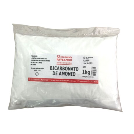 Bicarbonato de amonio 1kg Bicarbonato de amonio 1kg