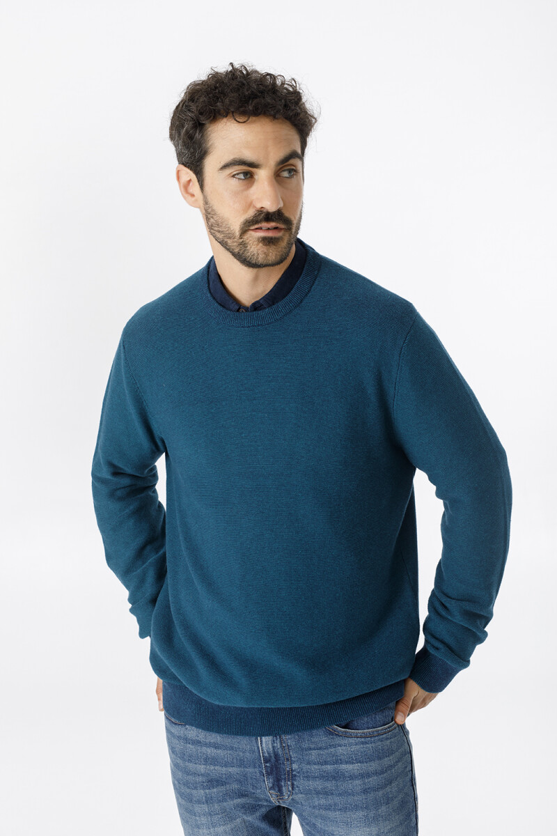 SWEATER HUAPI 6.0 - PETROLEO 