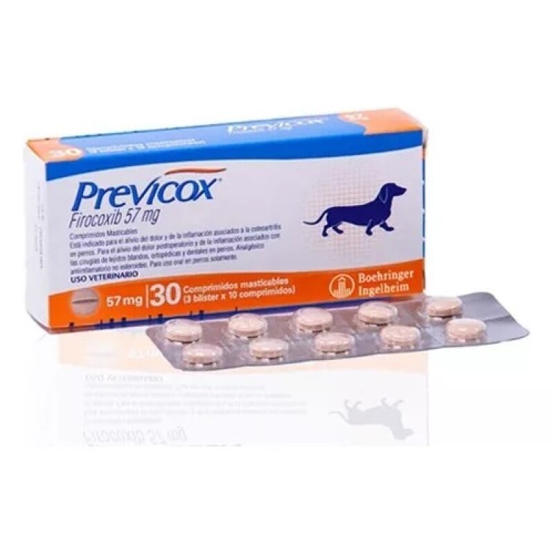 PREVICOX 57 MG X CAJA DE 30 COMPRIMIDOS