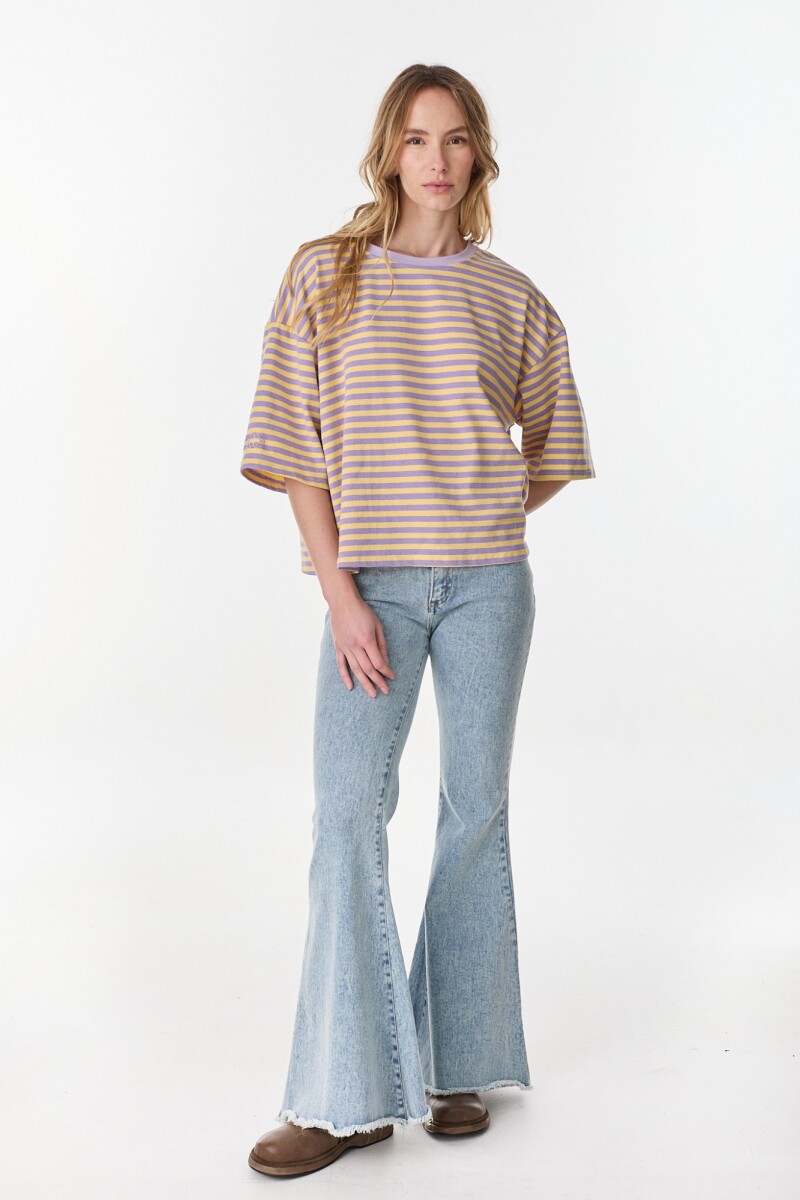 Tshirt Rowan Amarillo/Lila