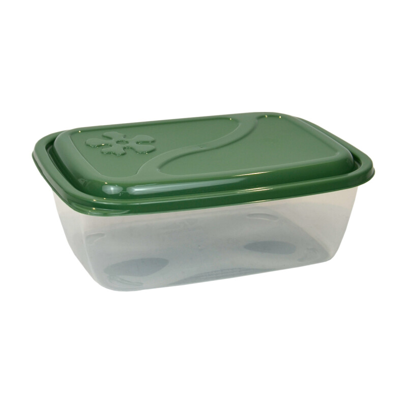 Set x2 Pote rectangular 1,5 lts VERDE