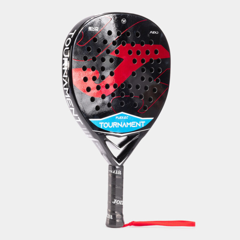 PALA DE PÁDEL TOURNAMENT FLEX NEGRO ROJO NEGRO-ROJO