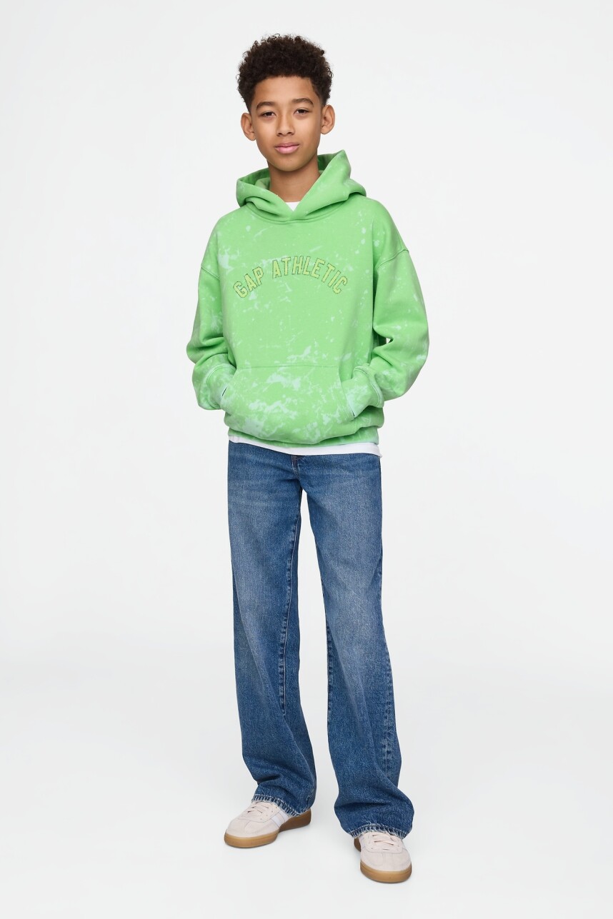 Canguro Logo Gap Niño Green Tie Dye
