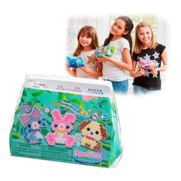 Juego Aquabeads Decora Bolso 500 Cuentas Animales Juguete Juego Aquabeads Decora Bolso 500 Cuentas Animales Juguete