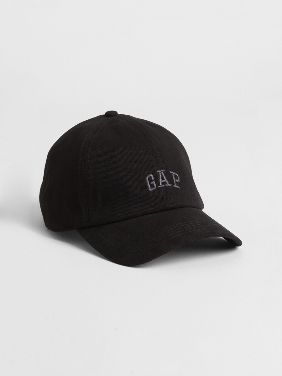 Gorro Con Visera Logo Gap Hombre - True Black V2 