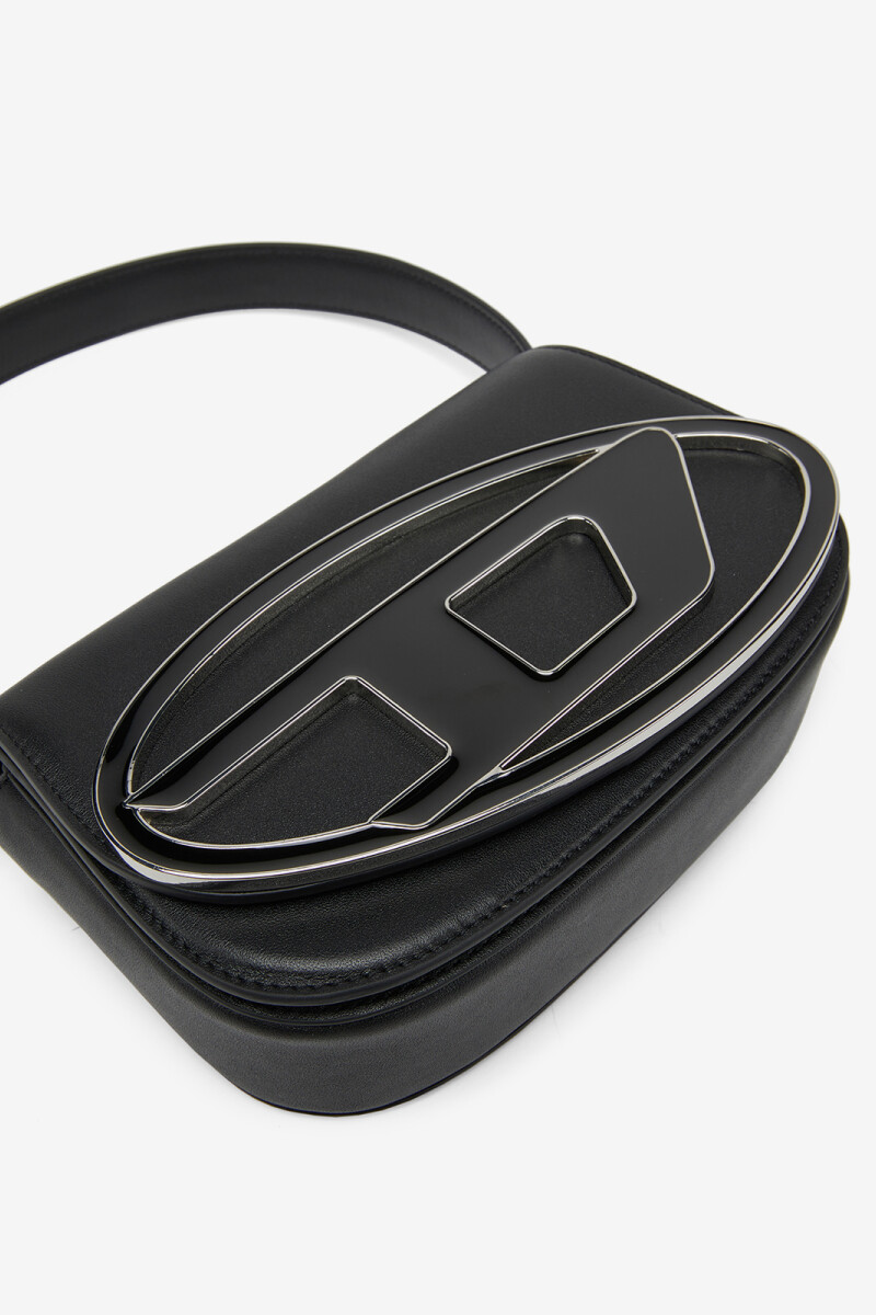 BOLSO 1DR TEJIDO BRILLANTE Negro