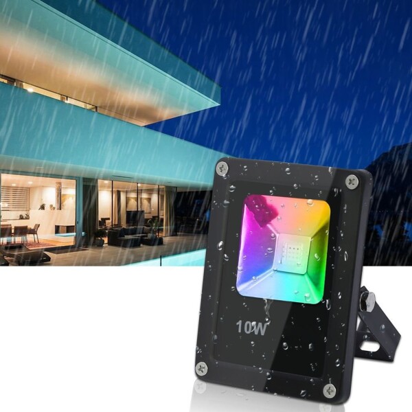 Reflector Foco Led 10w Rgb Ip65 16 Colores P Exterior Reflector Foco Led 10w Rgb Ip65 16 Colores P Exterior