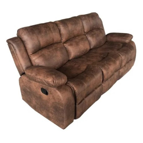Recliner sofa 3 CUERPO color MARRON GASTADO Recliner sofa 3 CUERPO color MARRON GASTADO