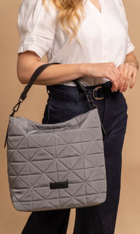 CARTERA ZINNIA GRIS ACERO