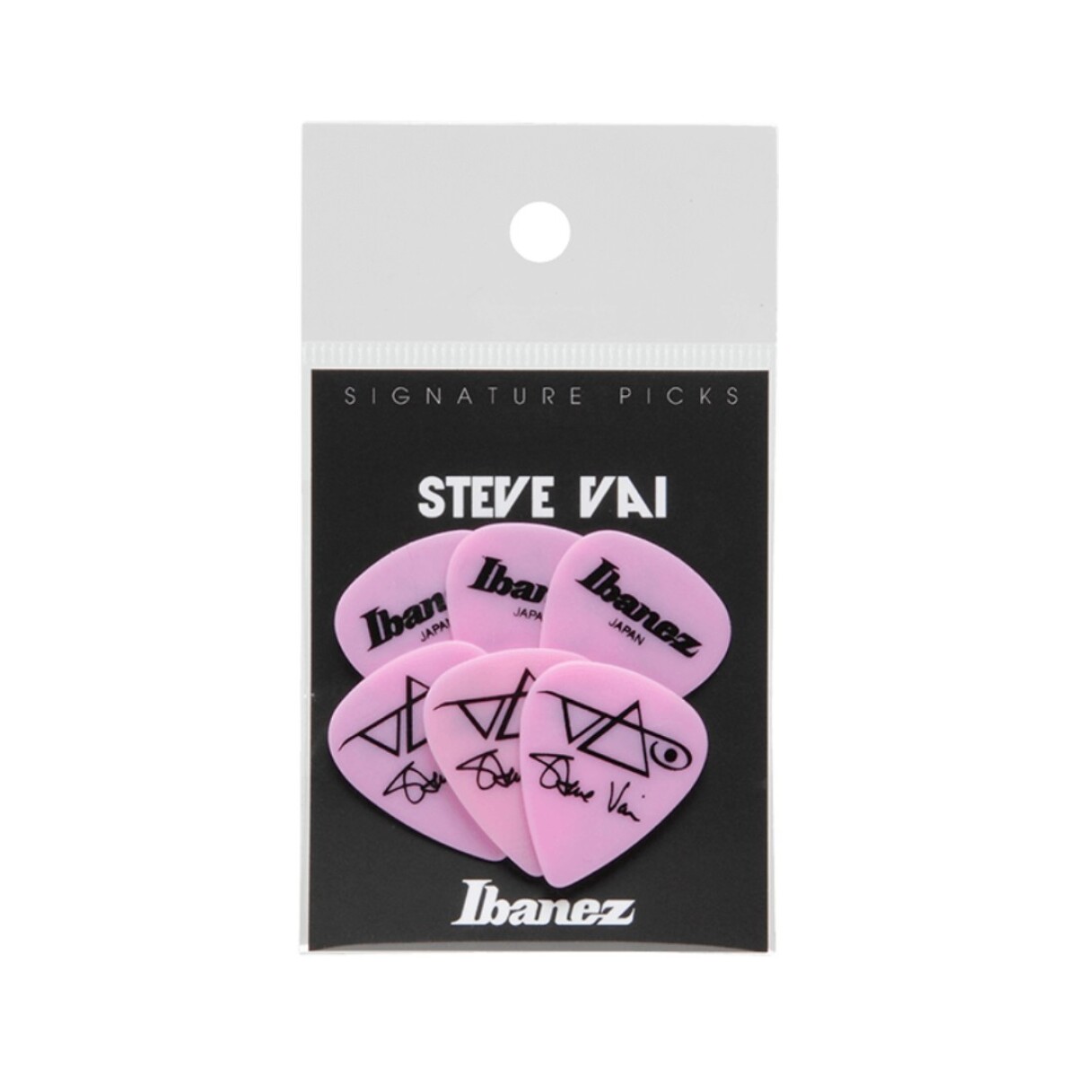 Pua Guitarra Pack Ibanez Steve Vai Signature Pick Teardrop 1.0mm 6pcs 