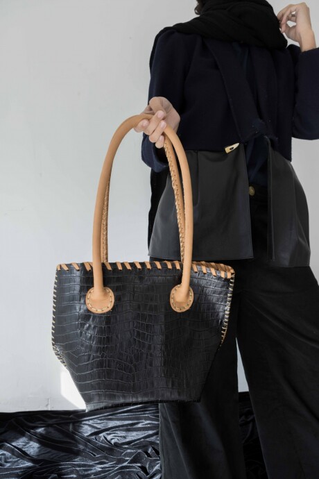 Medium Summer Bag Negro