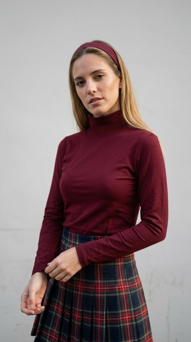 Polera Naomi - Bordó 