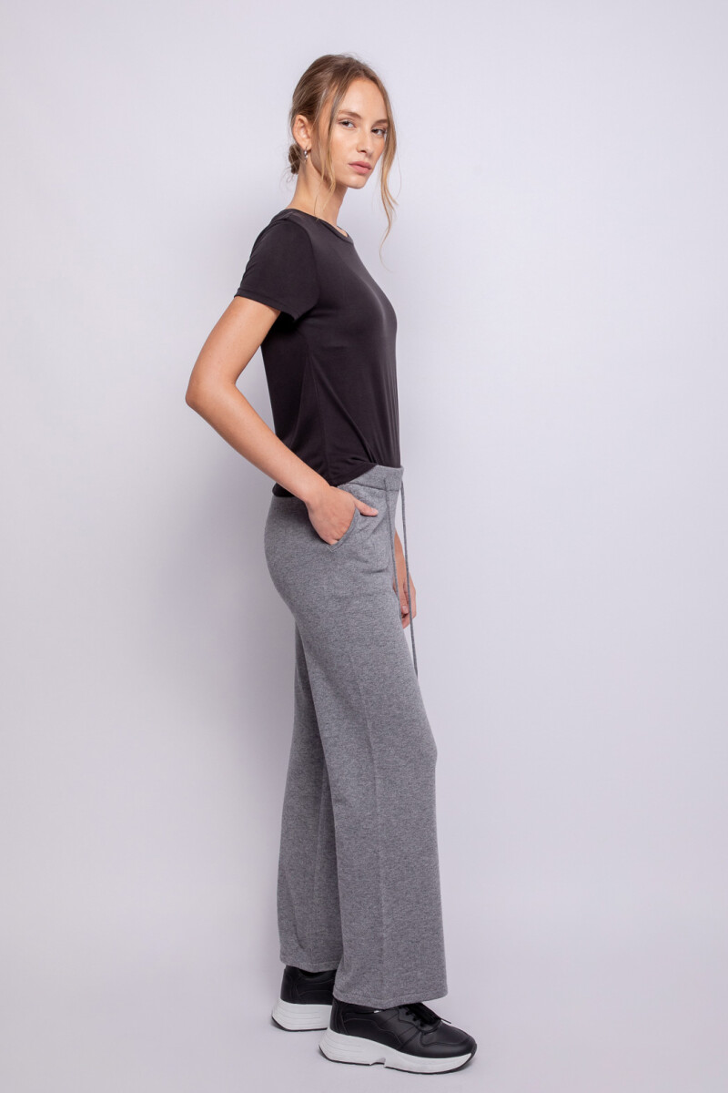 PANTALON TEDY Gris Melange