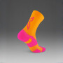 Medias Training Vectr Light Cushion Crew Socks Unisex Solar Orange/fuchsia