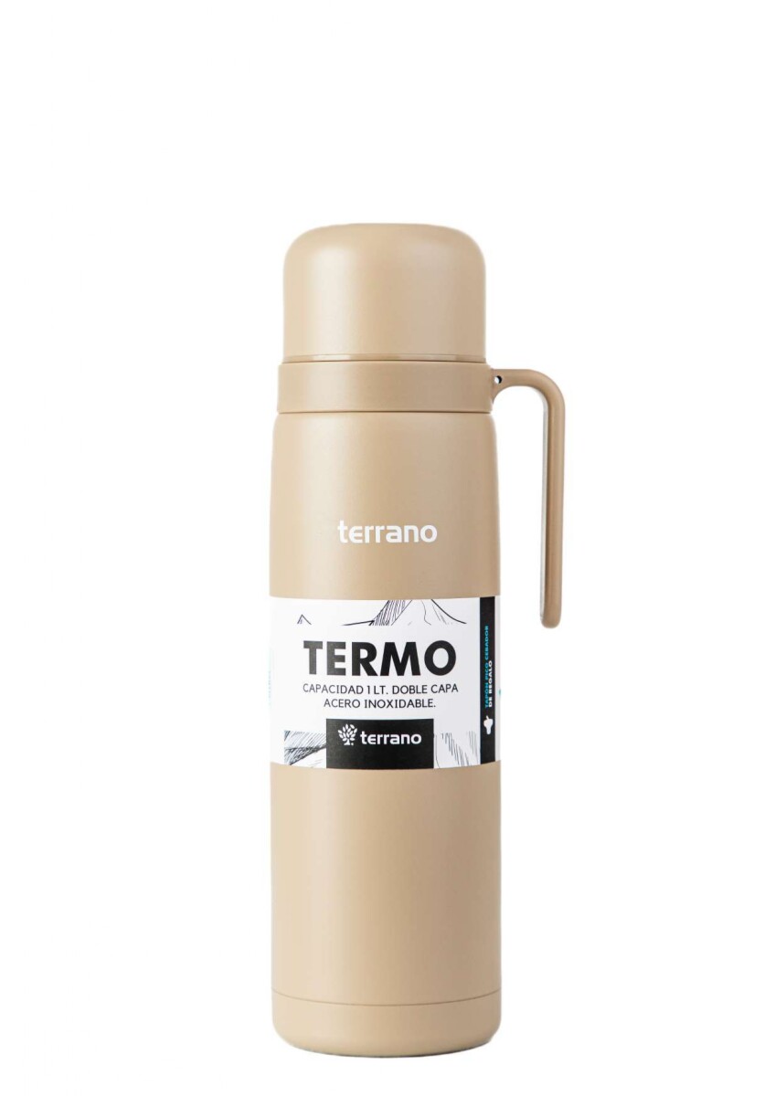 Termo con Manija Color - Arena 