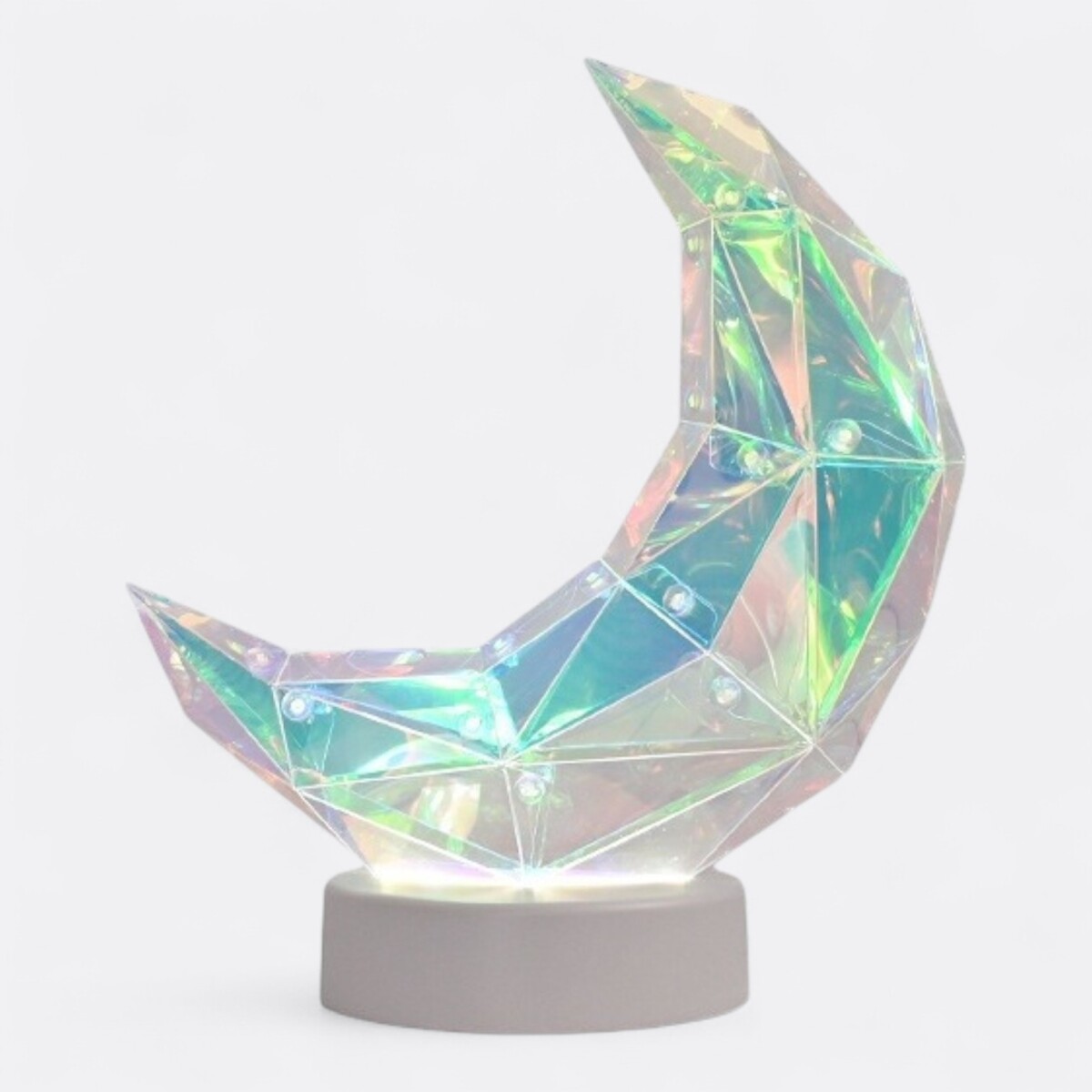 Lámpara PRISMA Media Luna Holográfica 
