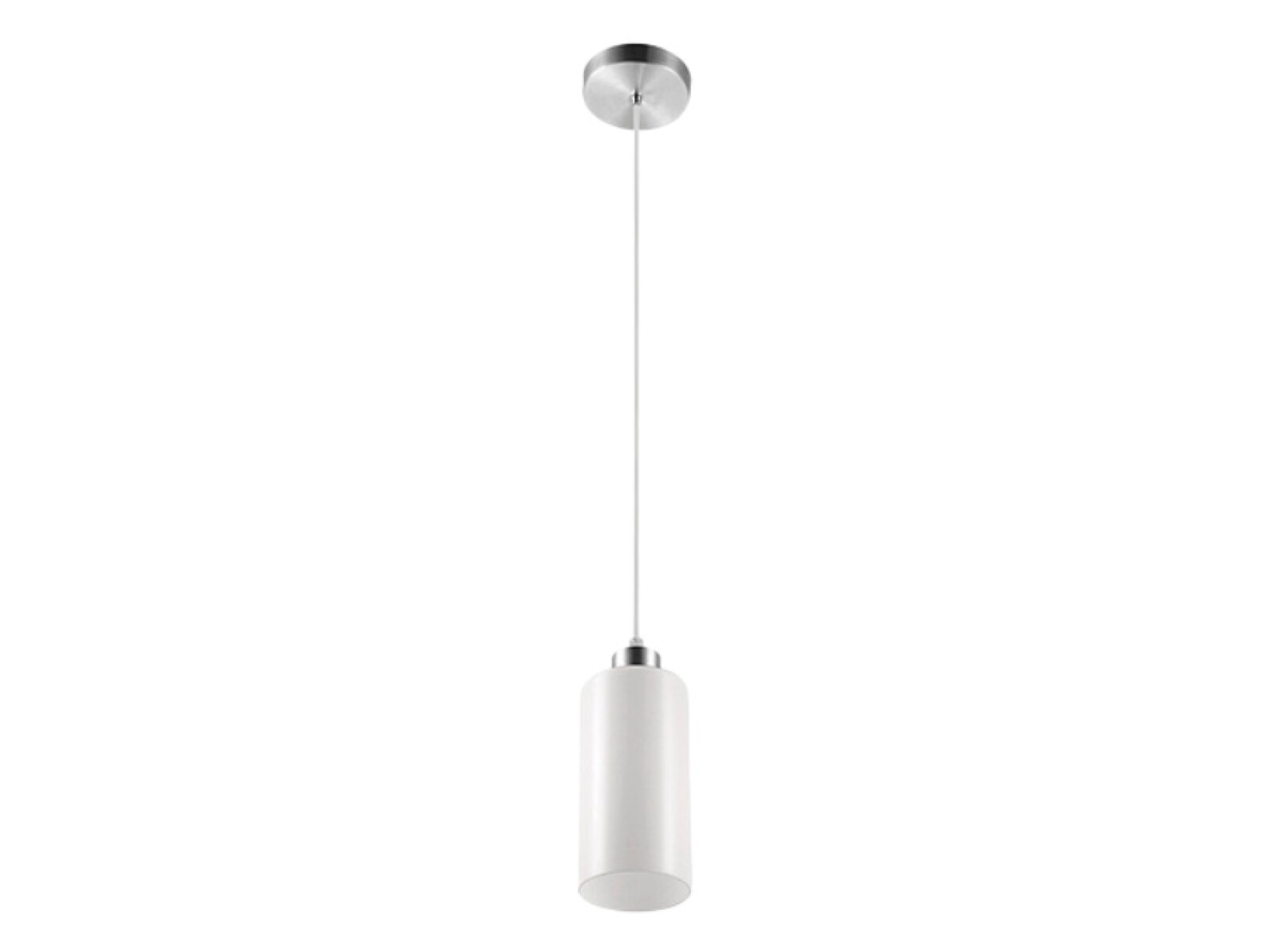 COLGANTE 1XE27 BL Y ALUMINIO 