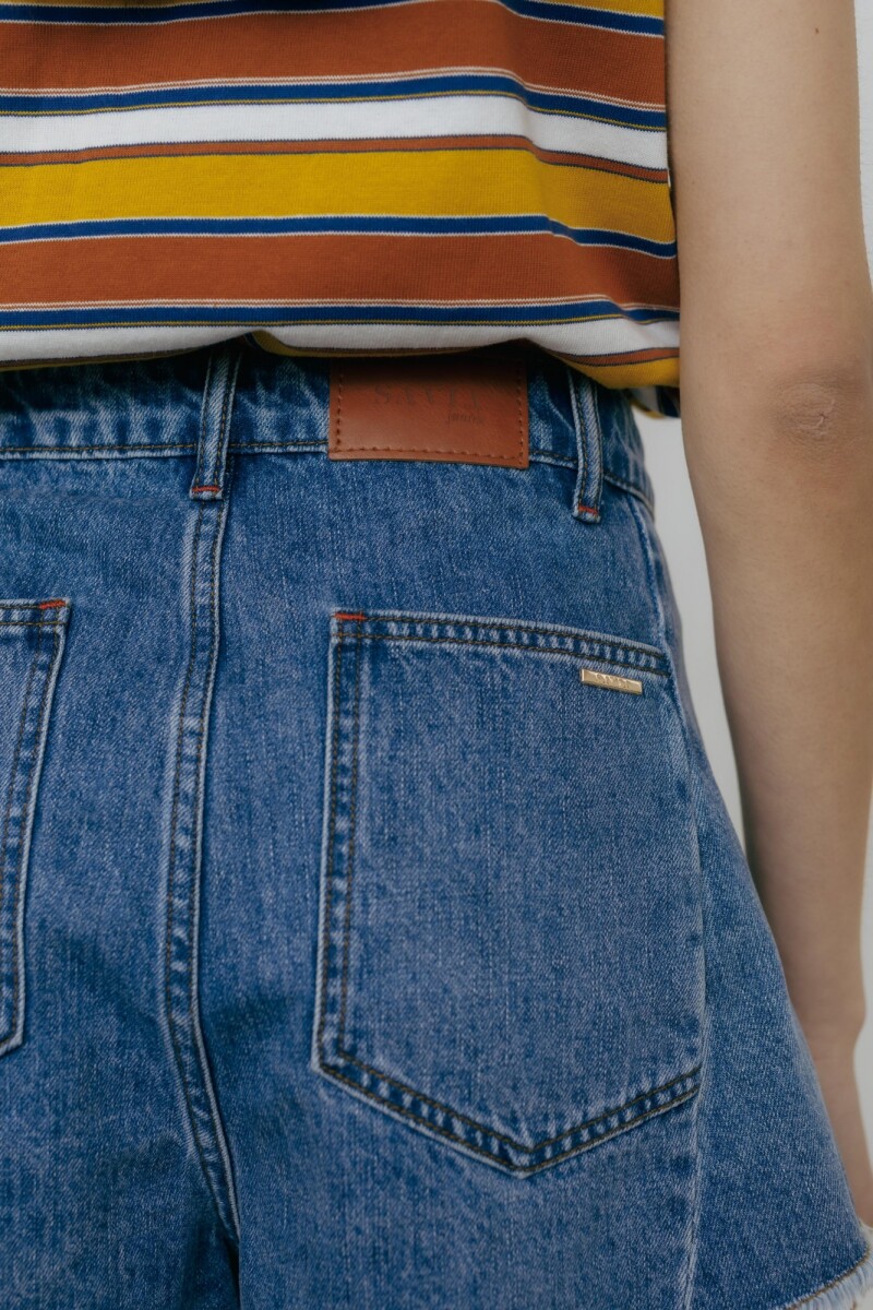 SHORT WIDE XL Pre Venta Azul Claro