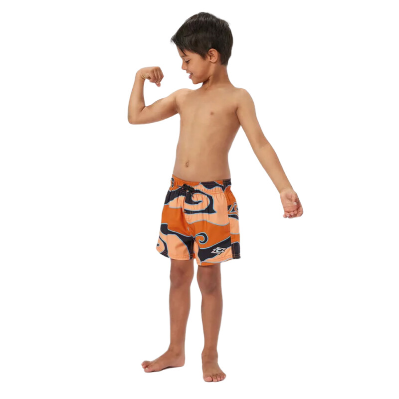 Short Rip Curl Tube Town Waves Niño - Naranja Short Rip Curl Tube Town Waves Niño - Naranja